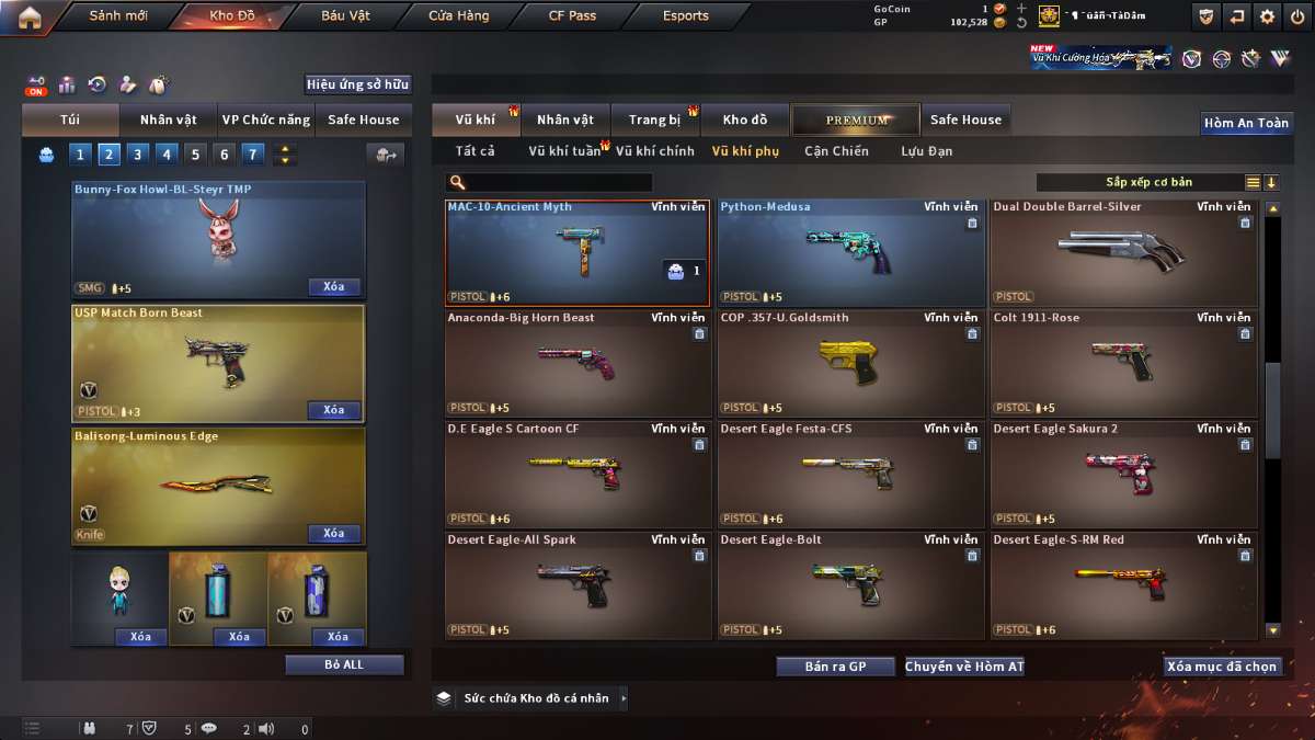 shop acc cf uy tin gia re